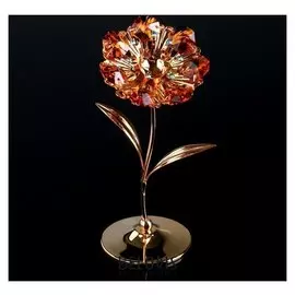 Сувенир с кристаллами Swarovski "Подсолнух" 13,2х7,4 см