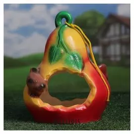 Сувенир-садовый кормушка "Груша" большая 25см