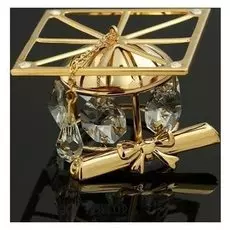 Сувенир «Шапка магистра», 5×5×3,5 см, с кристаллами сваровски