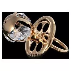 Сувенир «Соска», 6×3,5×3 см, с кристаллами сваровски