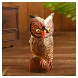 Сувенир "Сова" дерево 9х5х20 см