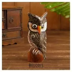Сувенир "Сова" дерево 9х5х20 см