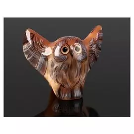 Сувенир «Совенок с крыльями», 4,5x5,5 см, селенит