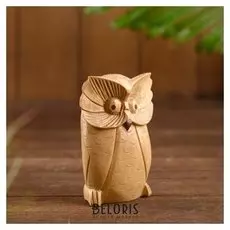 Сувенир "Совушка" дерево 8х5х10 см