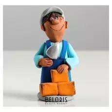 Сувенир-статуэтка малая "Строитель", 10 см