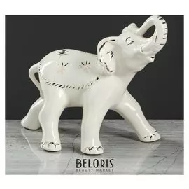 Сувенир-статуэтка "Слон" белый, 19 см