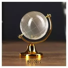 Сувенир стекло "Глобус" D=4 см