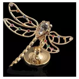 Сувенир «Стрекоза», 9×7×5,5 см, с кристаллами сваровски