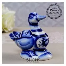 Сувенир "Утка", гжель