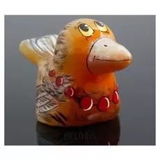 Сувенир «Ворона», 4,5×3,5 см, селенит