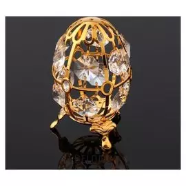 Сувенир "Яйцо" с 12-ю кристаллами сваровски, 4,5х4,5х8 см