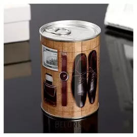 Сувенирная банка "Стильный аксессуар", внутри галстук-бабочка