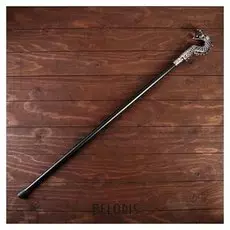 Сувенирное изделие трость с кинжалом, клинок 30см, ручка дракон