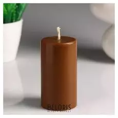 Свеча- цилиндр "Корица" ароматическая, 5,2×9,5 см