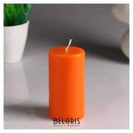 Свеча- цилиндр "Сочный апельсин" ароматическая, 5,2×9,5 см