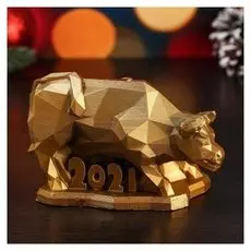 Свеча декоративная "Символ года 2021 большой бык"