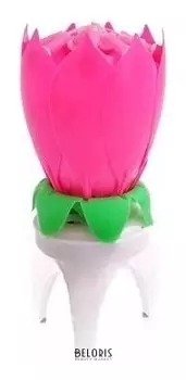 Свеча для торта музыкальная Цветок