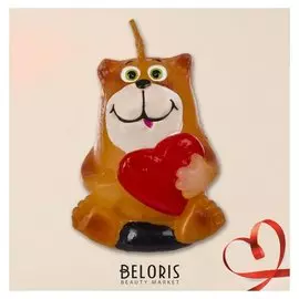 Свеча формовая «Кот», 5 см