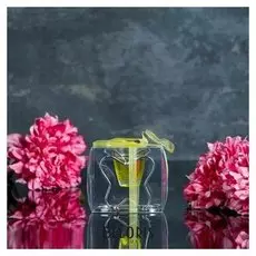 Свеча гелевая на подставке "Бабочка", цвет желтый