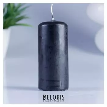 Свеча классическая 4х9 см, чёрная