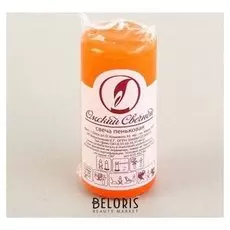 Свеча классическая 4х9 см, оранжевая