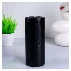 Свеча классическая 8х20 см, черная