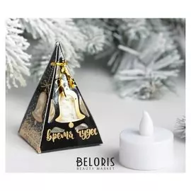 Свеча LED «Время чудес», мод.cpl-005, 4,7х7,3см