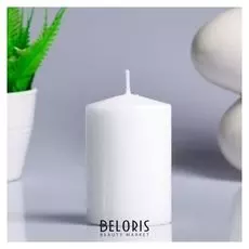 Свеча пеньковая ароматическая "Ландыш", 5,6х8 см