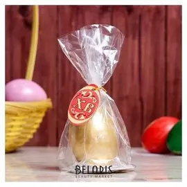 Свеча яйцо "Золотое" лакированное