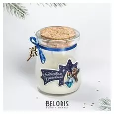 Свеча рождественская в баночке «Вертеп»