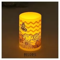 Свеча светодиодная восковая «Цветы»