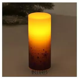 Свеча светодиодная восковая «Звёзды»