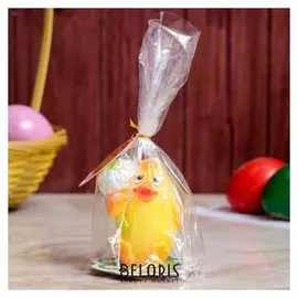 Свеча "Утенок с букетом"