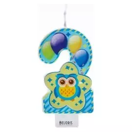 Свеча в торт цифра 2