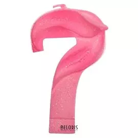 Свеча в торт цифра 7 "С Днем Рождения"