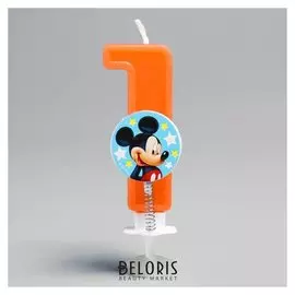 Свеча в торт цифра 1