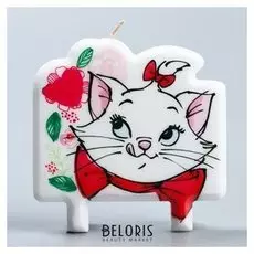 Свеча в торт Кошка Мари 8×8 см