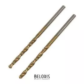 Сверло по металлу Bohrer 31570252, Hss-tin, 2.5 мм, DIN 338 RN, 2 шт