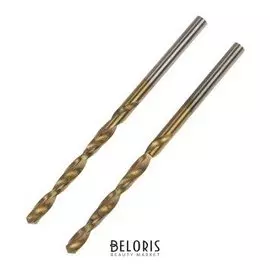 Сверло по металлу Bohrer 31570302, Hss-tin, 3 мм, DIN 338 RN, 2 шт