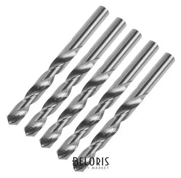 Сверло по металлу Lom, Hss, цилиндрический хвостовик, 13 х 150 мм, 5 шт.