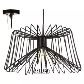 Светильник "Атом" 1х40вт E27 черный 40х40х120 см.