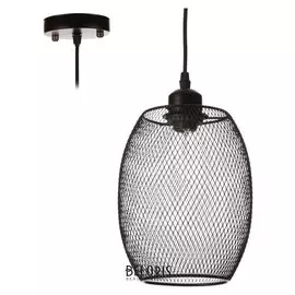 Светильник "Бочонок" 1х40вт E27 черный 18х18х120 см.