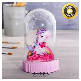 Светильник «Единорог», с фигурками, 5 × 9 см