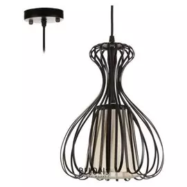 Светильник "Форма" 1х40вт E27 черный 22х22х120 см.