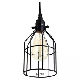 Светильник "Капелло" 1xe27 40вт черный 12х12х100 см.