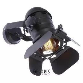 Светильник "Кино" 1x60w E27 черный 30x30x35 см