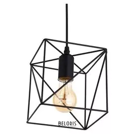 Светильник "Квадрат" 1xe27 40вт черный 16х16х100 см.