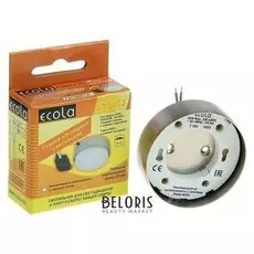 Светильник накладной Ecola, Ft8073, Gx53, 25 X 82 мм, цвет сатин-хром