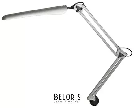 Светильник настольный "Гермес", на струбцине, светодионый, 8 Вт, сенсорный выключатель, серебристый, высота 60 см