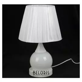 Светильник настольный "Капля" белый